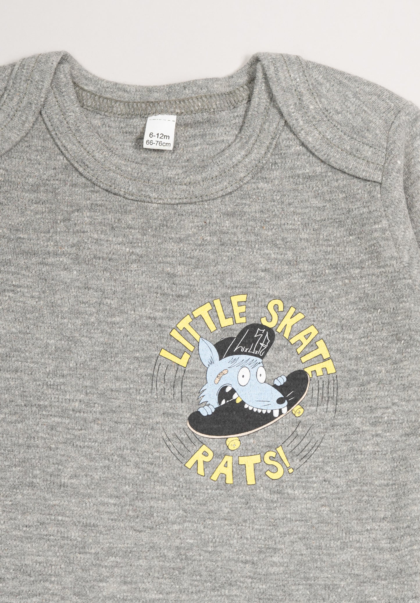 Body - Logo - Grau-meliert