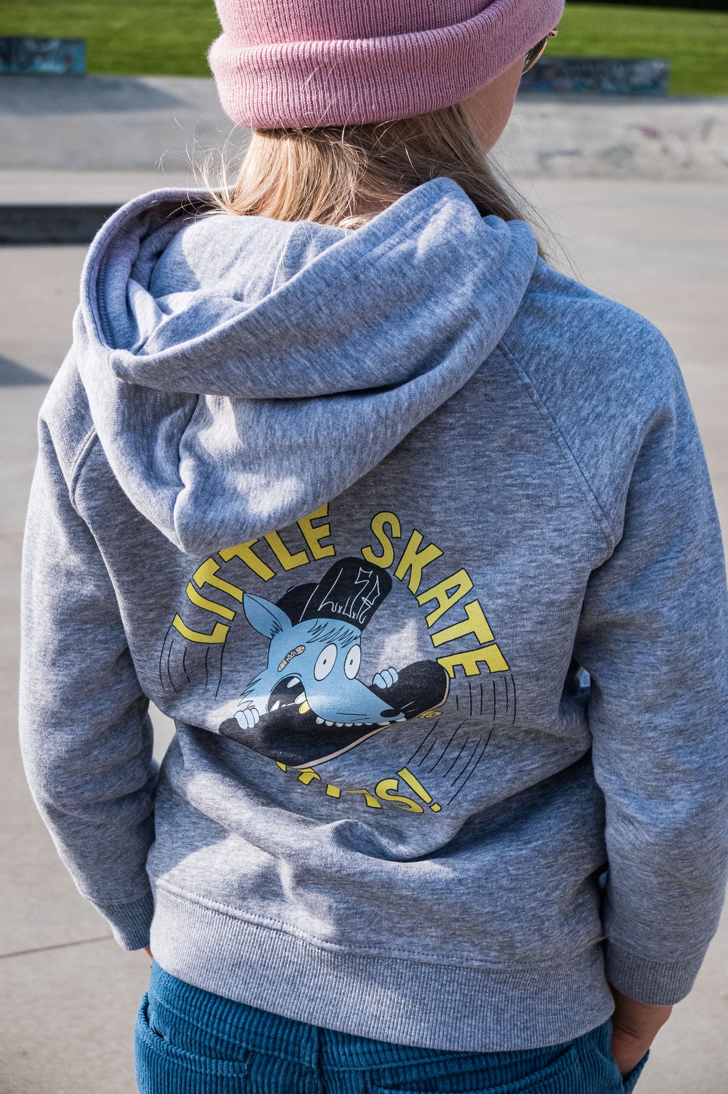 Hoodie - Logo - Grau-meliert