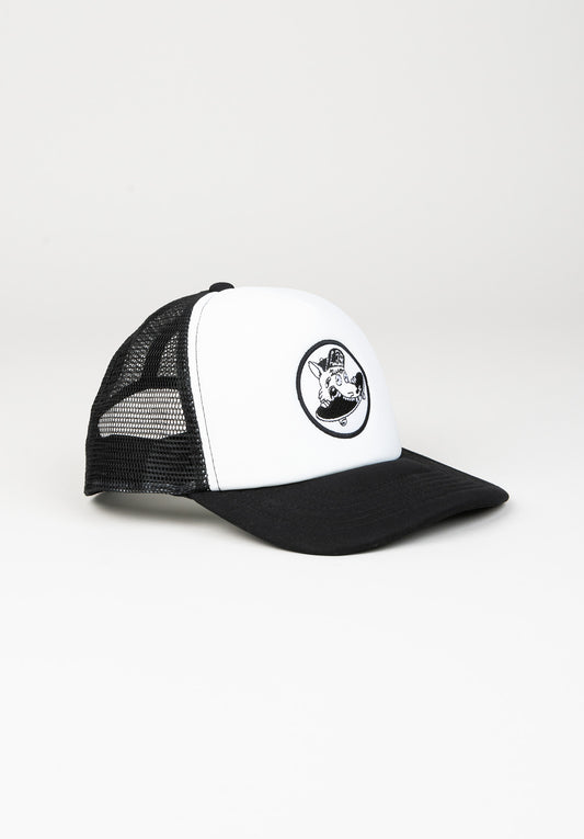 Cap - Patch logo - black and white