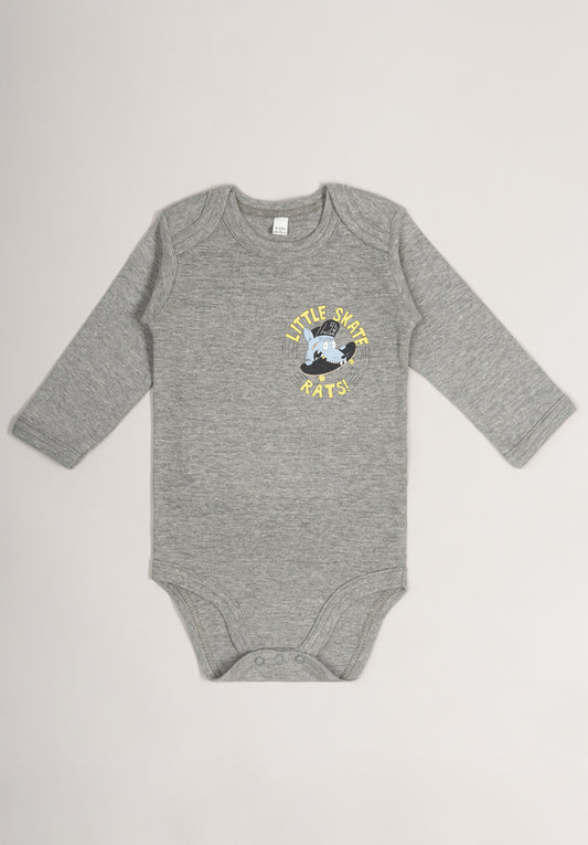 Body - Logo - Grau-meliert