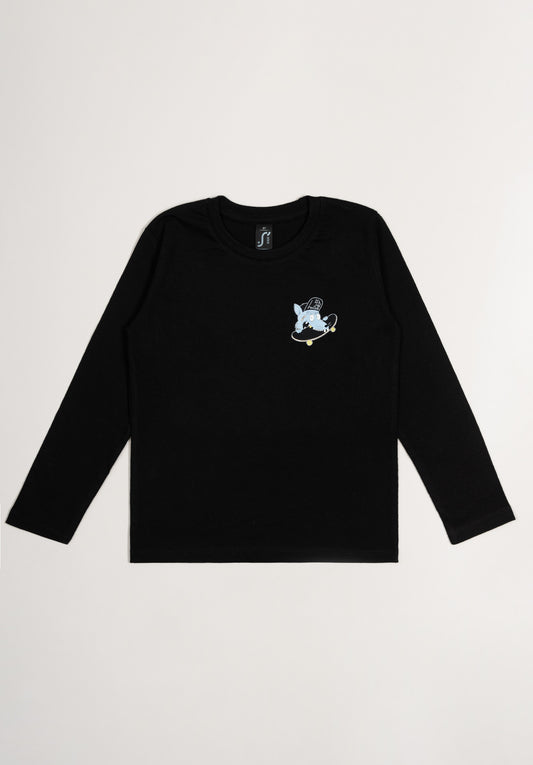 Longsleeve - Logo - Schwarz