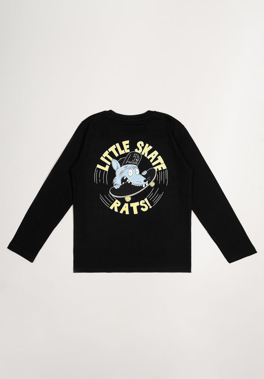 Longsleeve - Logo - Schwarz